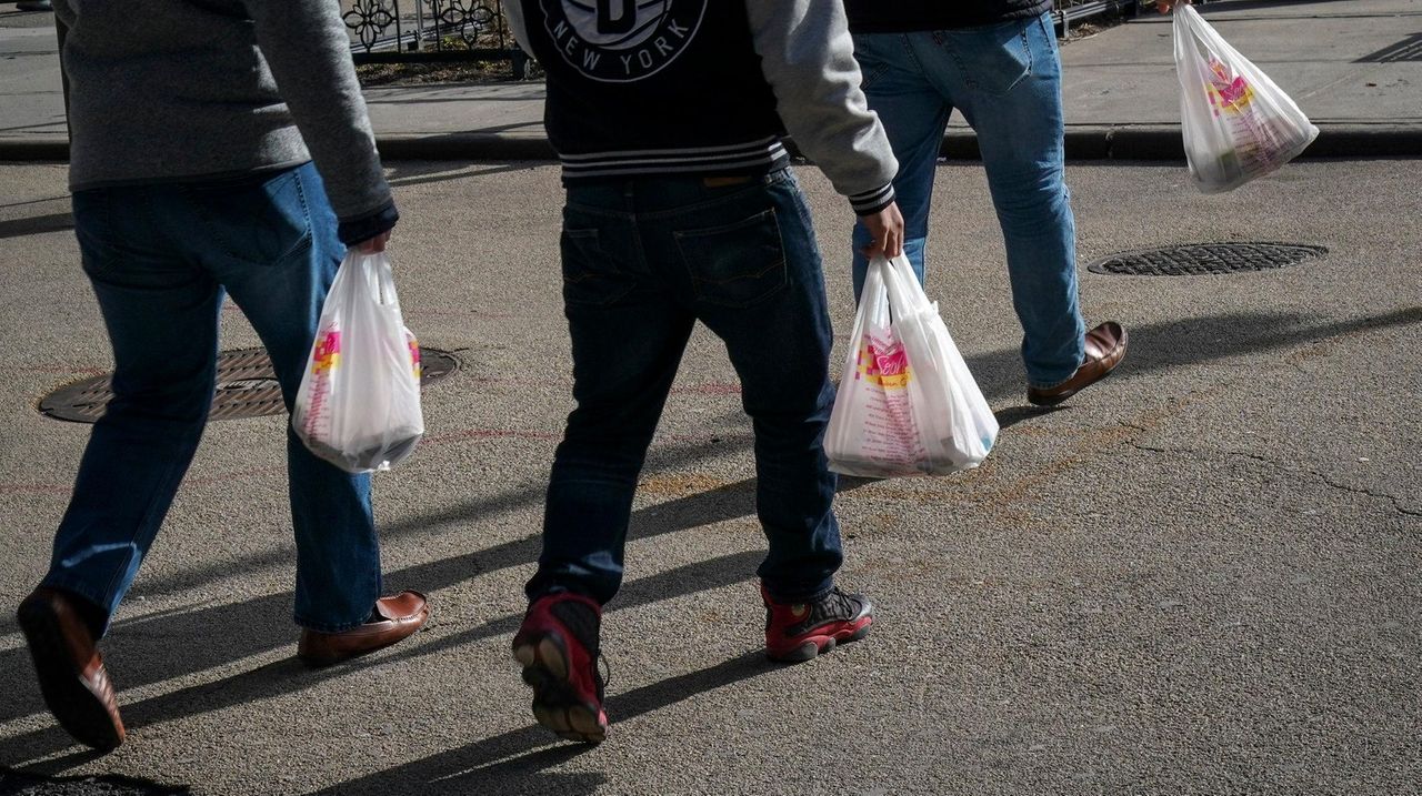 State to begin enforcing plastic bag ban starting Oct. 19 - Newsday