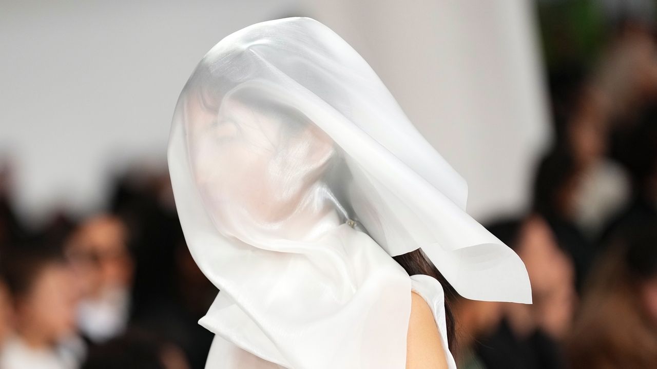 Loewe puts on spring explosion of flowers and form at Paris Fashion Week