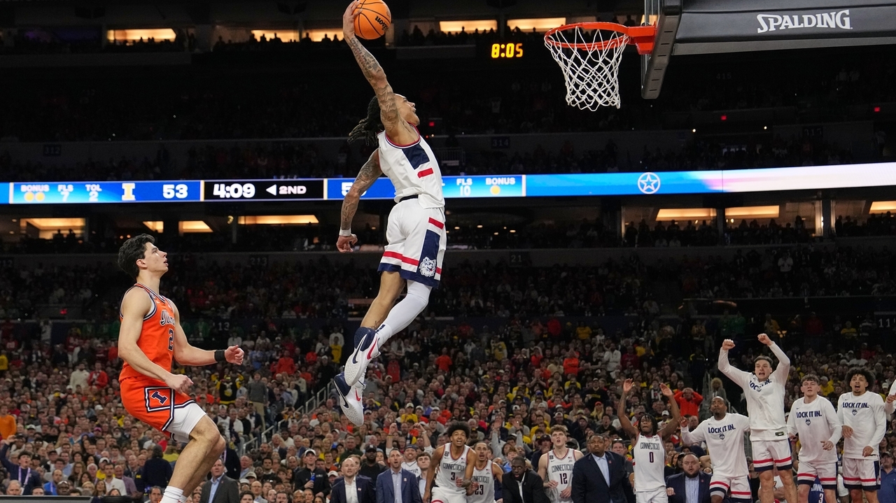 UConn's Solo Ball, Michigan's Yaxel Lendeborg both dealing with injuries heading into title game