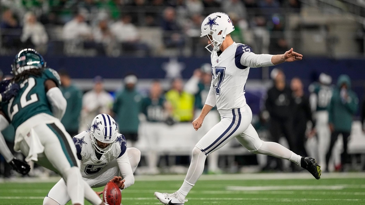 Cowboys' Aubrey hits from 60 and 59 yards, extends NFL record with 28 ...