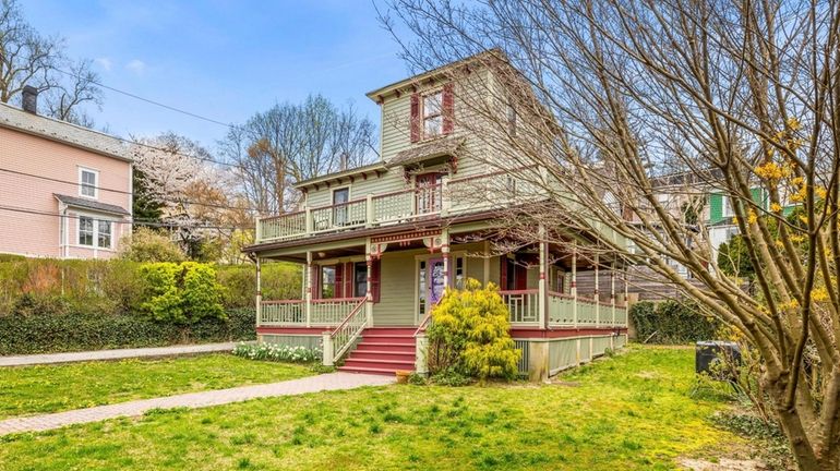 Set on Bay Avenue, this historic Sea Cliff home overlooks...