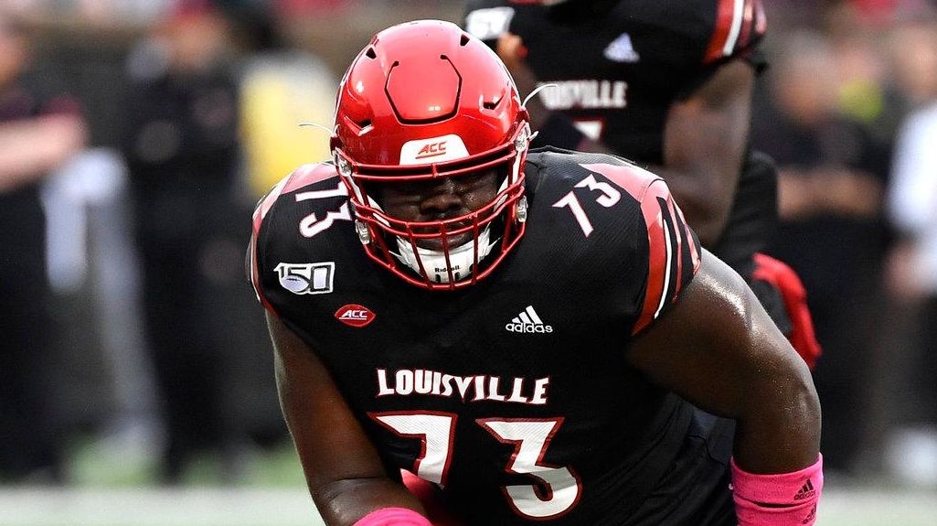 Louisville offensive tackle Mekhi Becton entering draft - NBC Sports