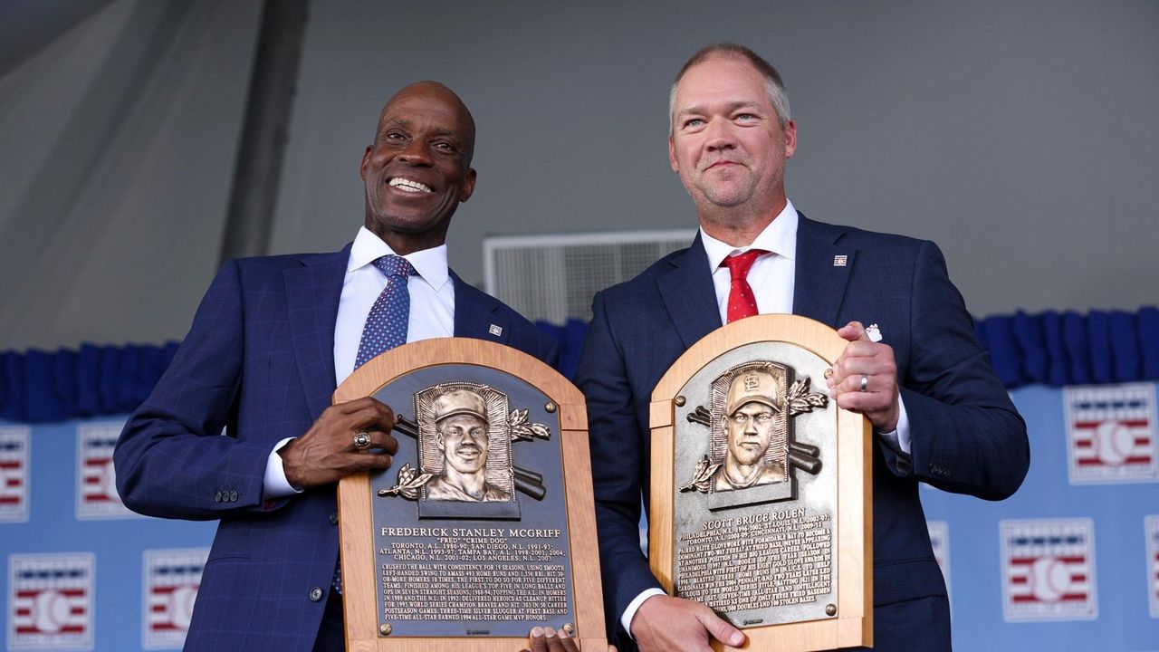 Fred McGriff, Scott Rolen enshrined in Baseball Hall of Fame - Newsday