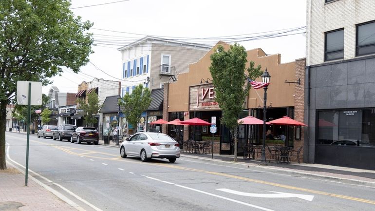 A view in June of Farmingdale's downtown at Conklin and...