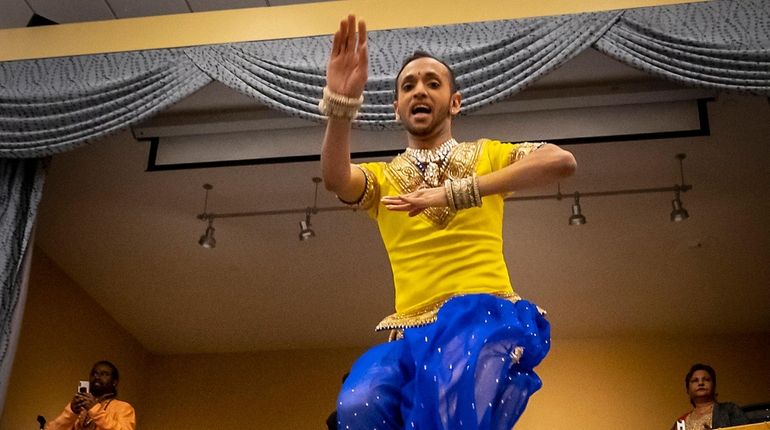 International Dancer Zaman performing in March at the renovated Indian...