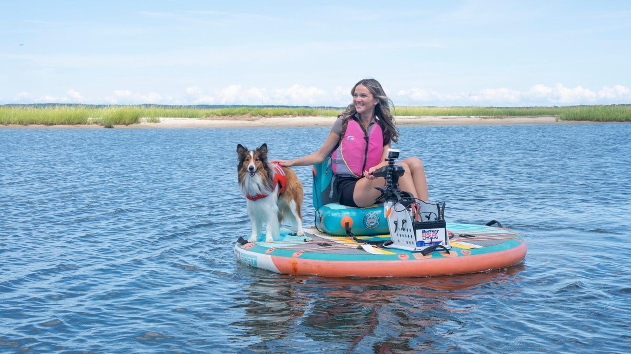 Rent the GoBoats 'bumper boat' in East Quogue
