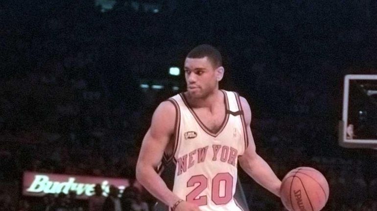 Allan Houston in the first half. (June. 23, 1999)