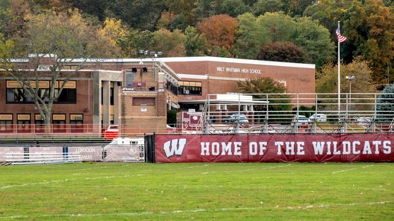 Walt Whitman High School pictured Wednesday. 