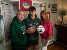 Star athlete files petition with state to play soccer and football after school said no