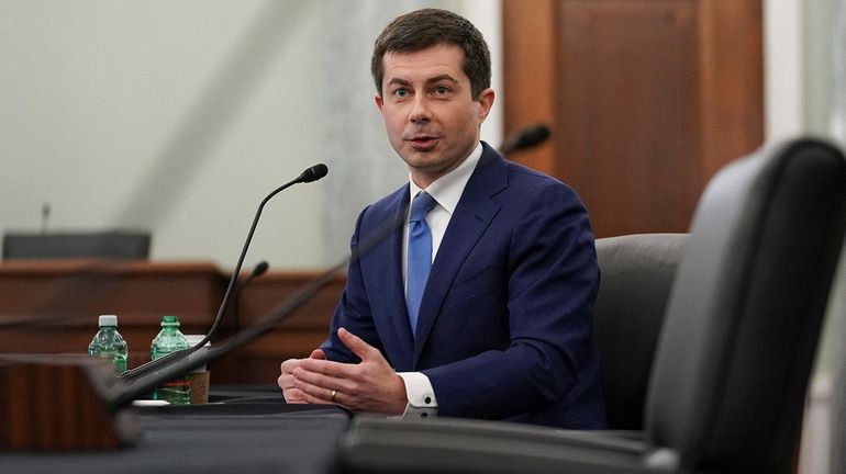 Transportation Secretary Pete Buttigieg.