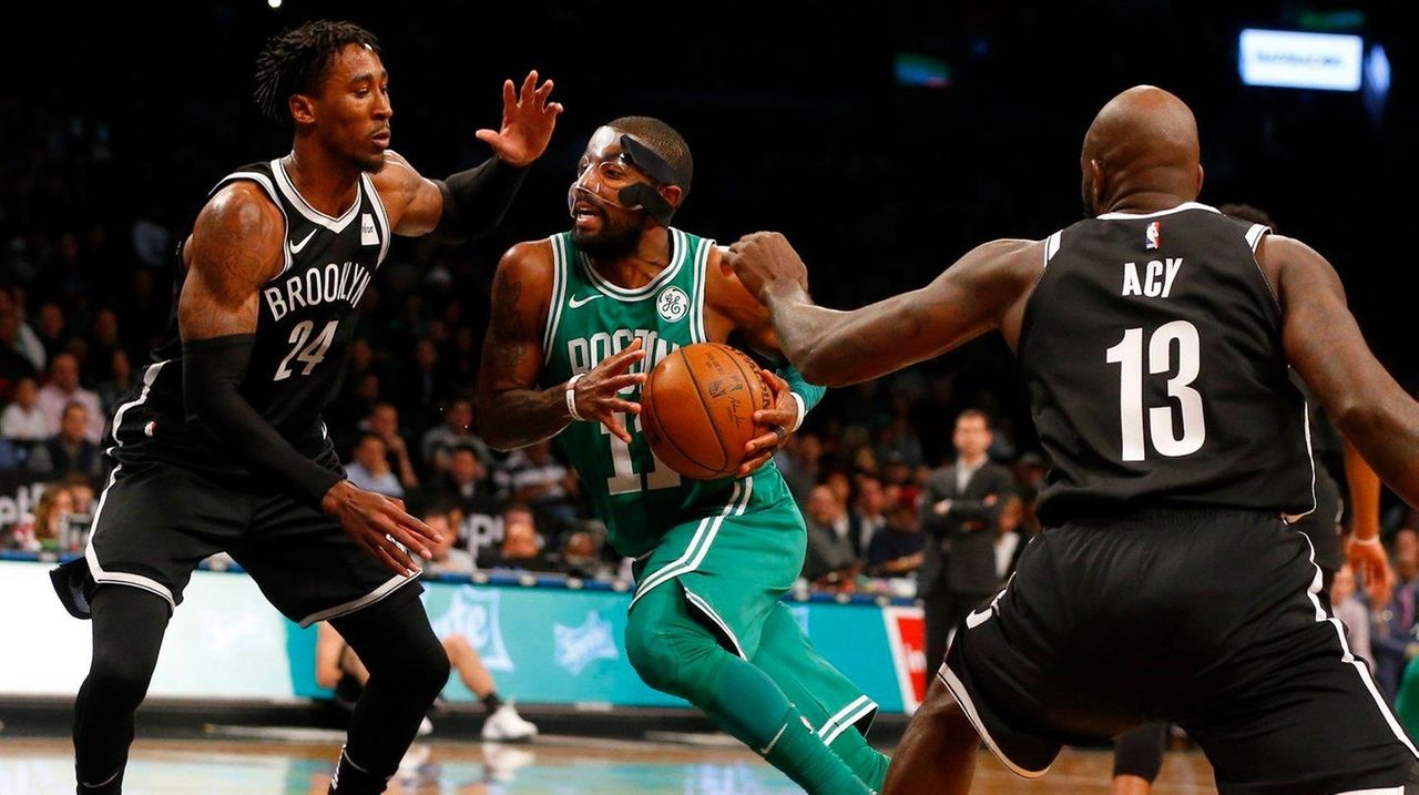 Masked Kyrie Irving Gets 25 As Celtics Top Nets, Extend Streak To 13 ...