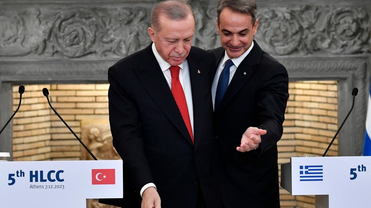 Greek and Turkish delegations meet in Athens as part of efforts to improve often strained ties