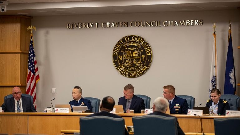 Members of the Coast Guard's Titan Submersible Marine Board of...