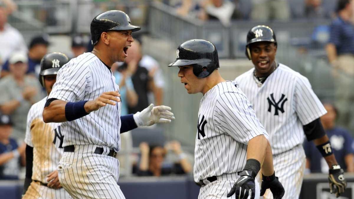 Yanks hit record three slams in 22-9 win - Newsday