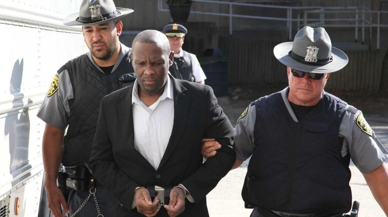 Darrell Fuller arrives at court in Mineola Friday, Sept. 5,...