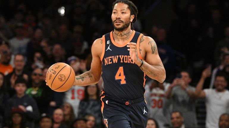 It appears that guard Derrick Rose's days with the Knicks are...