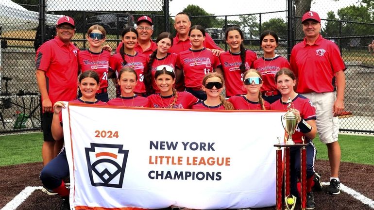 This is the Massapequa 12U Little League softball team that...