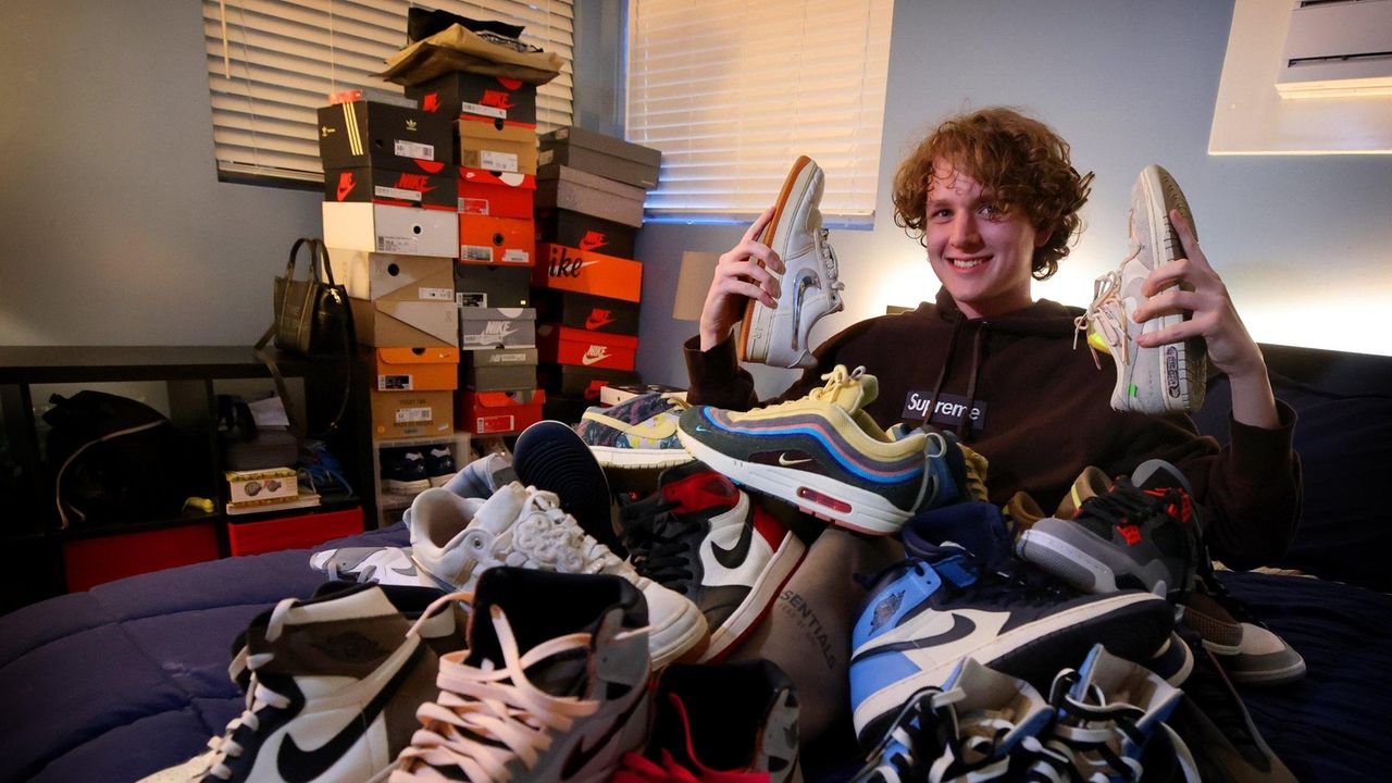 A look inside teen s rare sneaker collection featuring Nike more