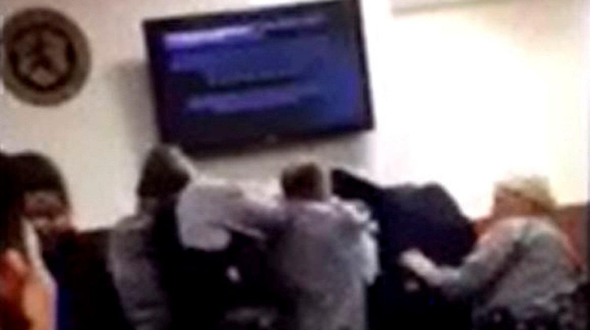 Melee breaks out at Nassau County traffic court Newsday