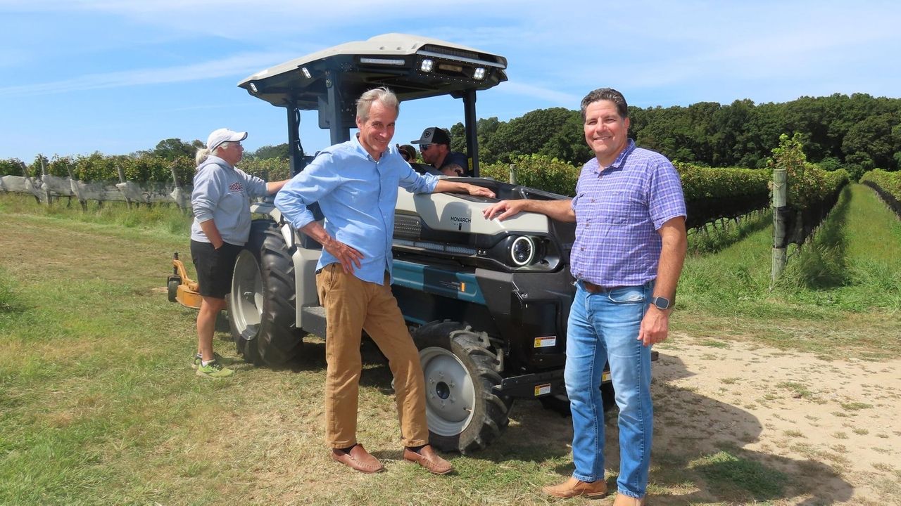 No driver? No gas? No problem for this vineyard tractor - Newsday