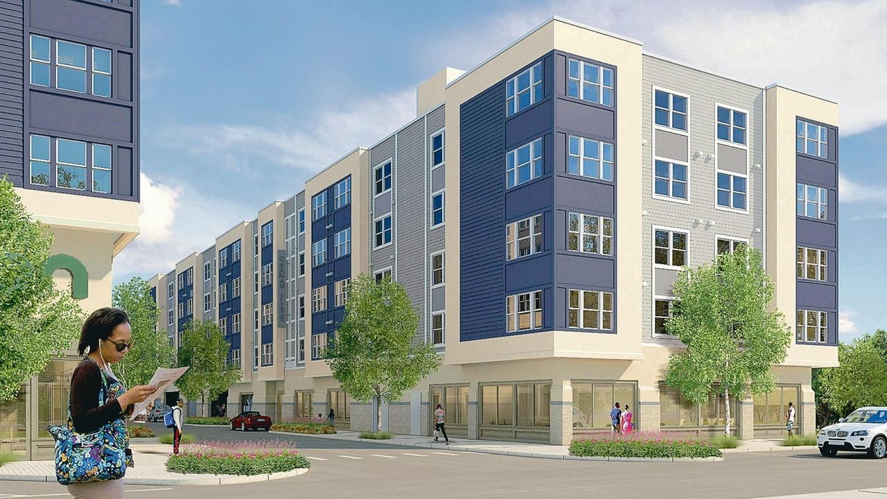 $155M retail, affordable housing development under construction in Hempstead Village after multiyear stall