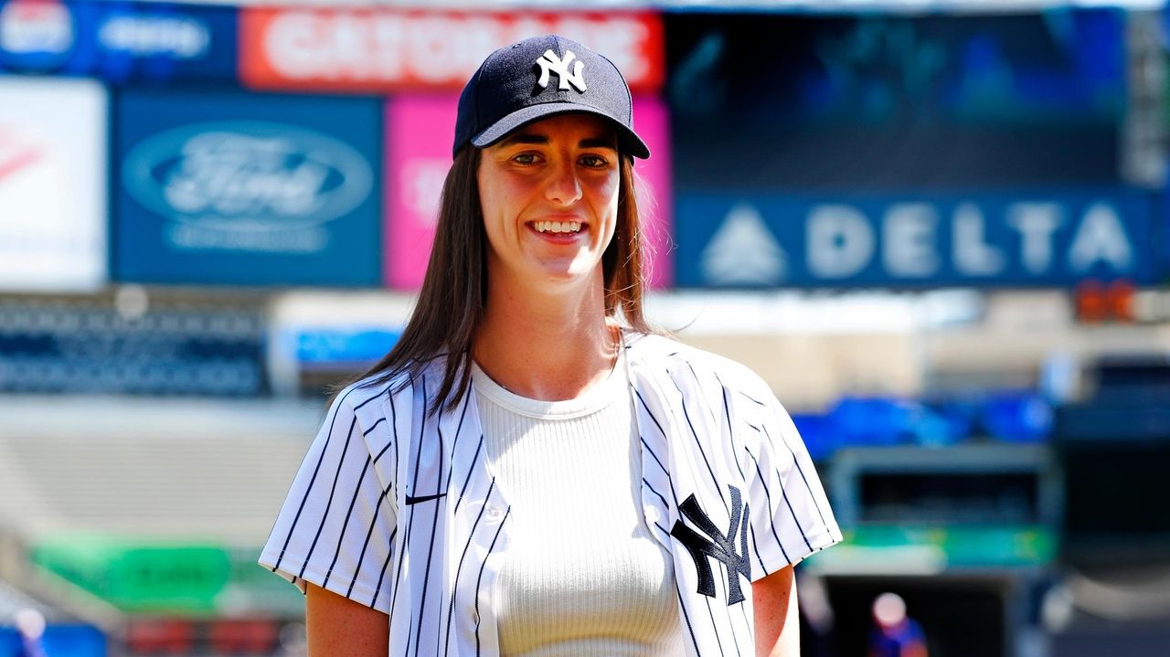 Caitlin Clark attends Yankees vs. Rangers, meets Aaron Judge and rest ...