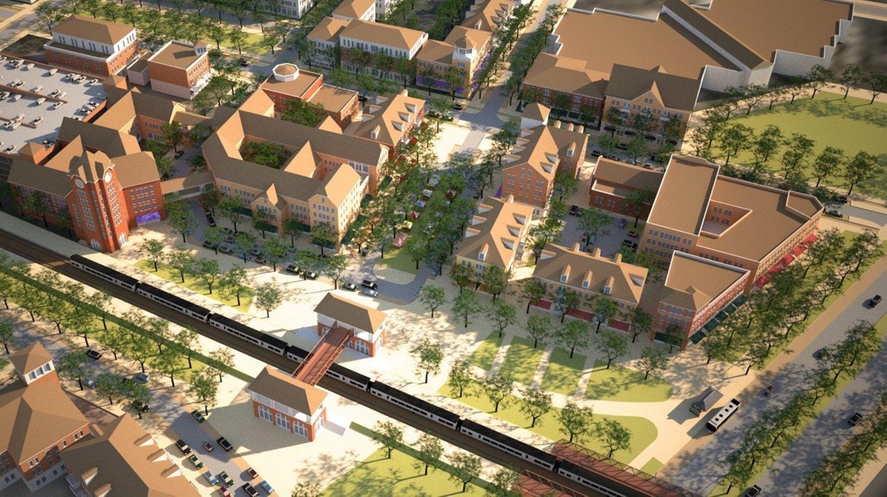 Route 110 revamp draft includes taller buildings, open space Newsday