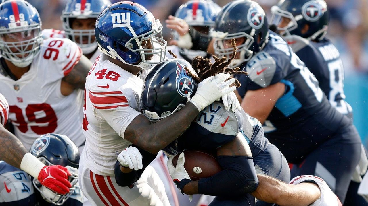 Giants' monumental task: Slowing down Derrick Henry