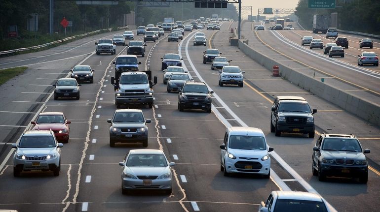 The eastbound Long Island Expressway in Suffolk County on September 3,...