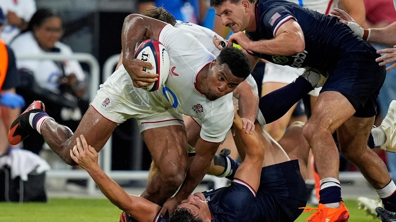 England dominates US in lightning-delayed rugby match - Newsday