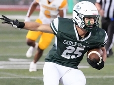 50-spot! Jack Ryan, Tyler Marquart lead Carle Place football past Lawrence