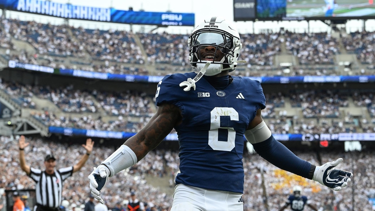 Penn State wide receiver Koby Howard is out indefinitely with an ...