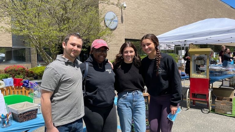 Shown from left: Andrew Mateja, Nadajah Williams, Rachel Guastella, Olivia...