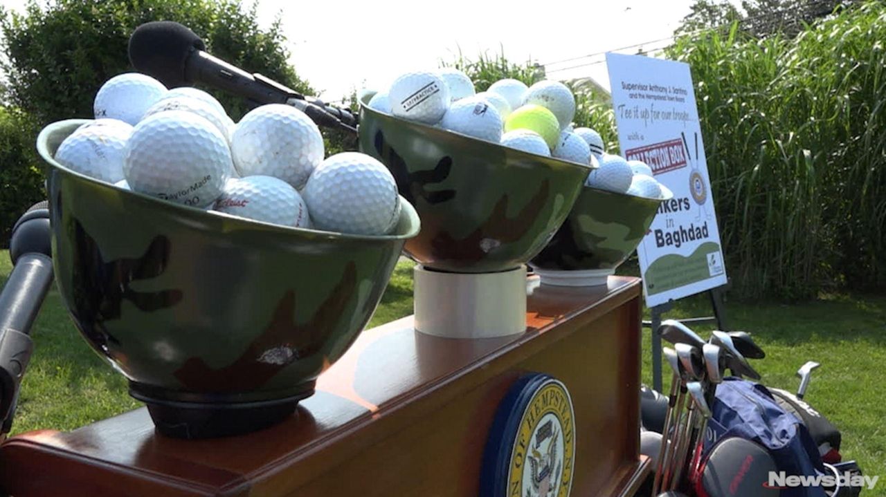 Collecting golf balls for soldiers overseas Newsday