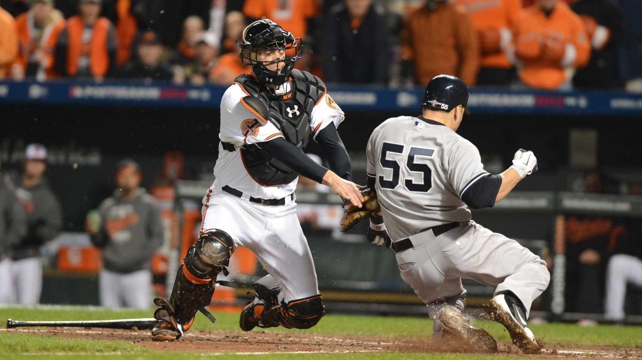 Baltimore Orioles' Matt Wieters during a baseball game against the