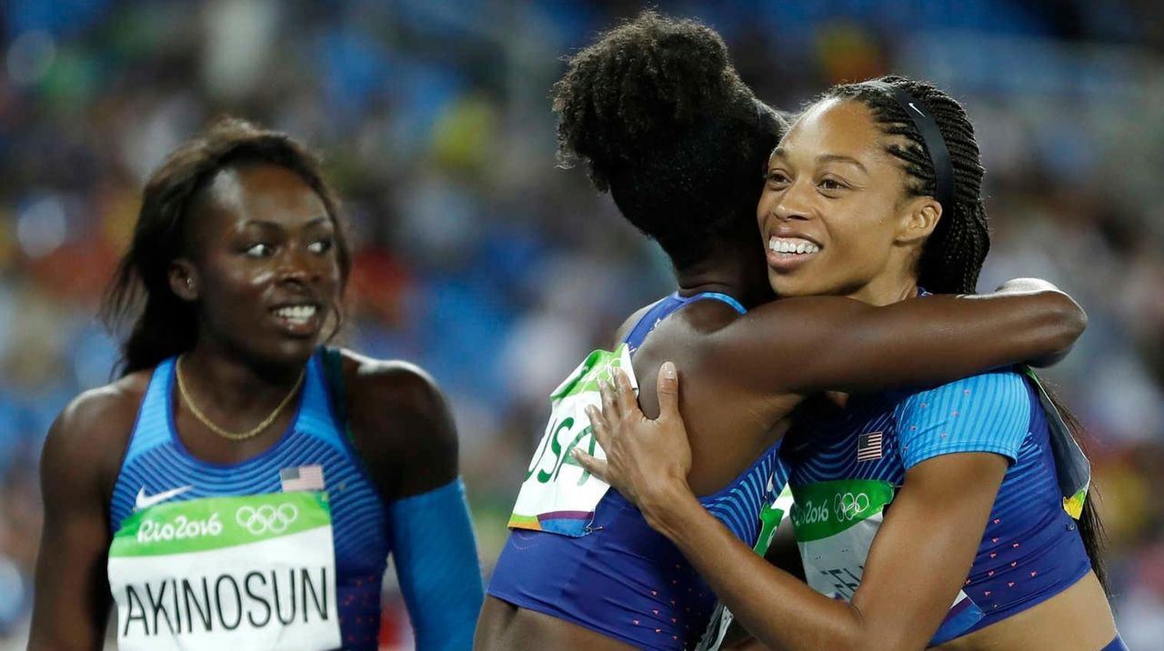 Rio Olympics U.S. women’s 4x100 relay team grabs second chance Newsday