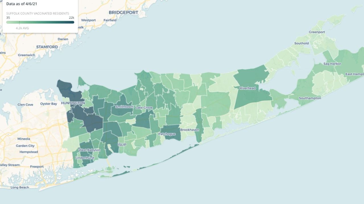 A look at who's getting vaccinated in Suffolk - Newsday