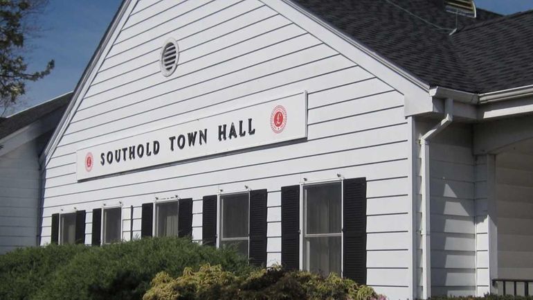 Southold Town Hall is at 53095 Route 25, seen here...