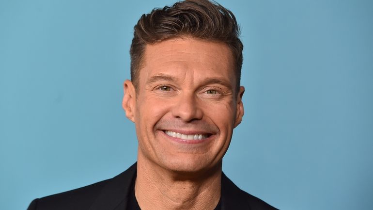 Ryan Seacrest arrives at an "American Idol" Season 22 Top...