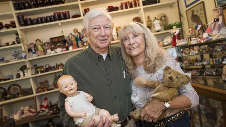 Walter and Jan Davis, co-owners of the Long Island Doll...