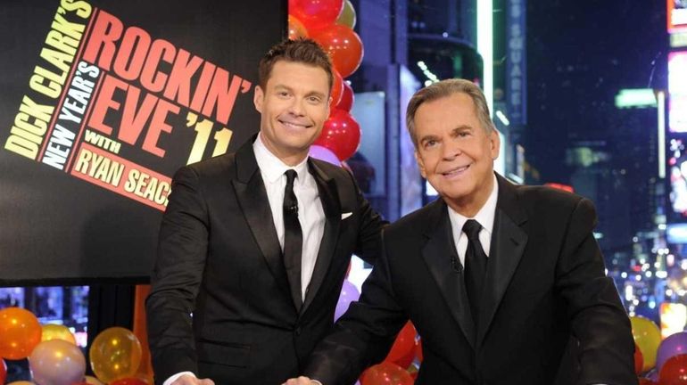 Dick Clark and Ryan Seacrest celebrate 40 years of history...