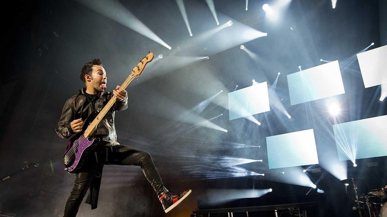 Fall Out Boy bassist Pete Wentz performs June 21, 2014,...