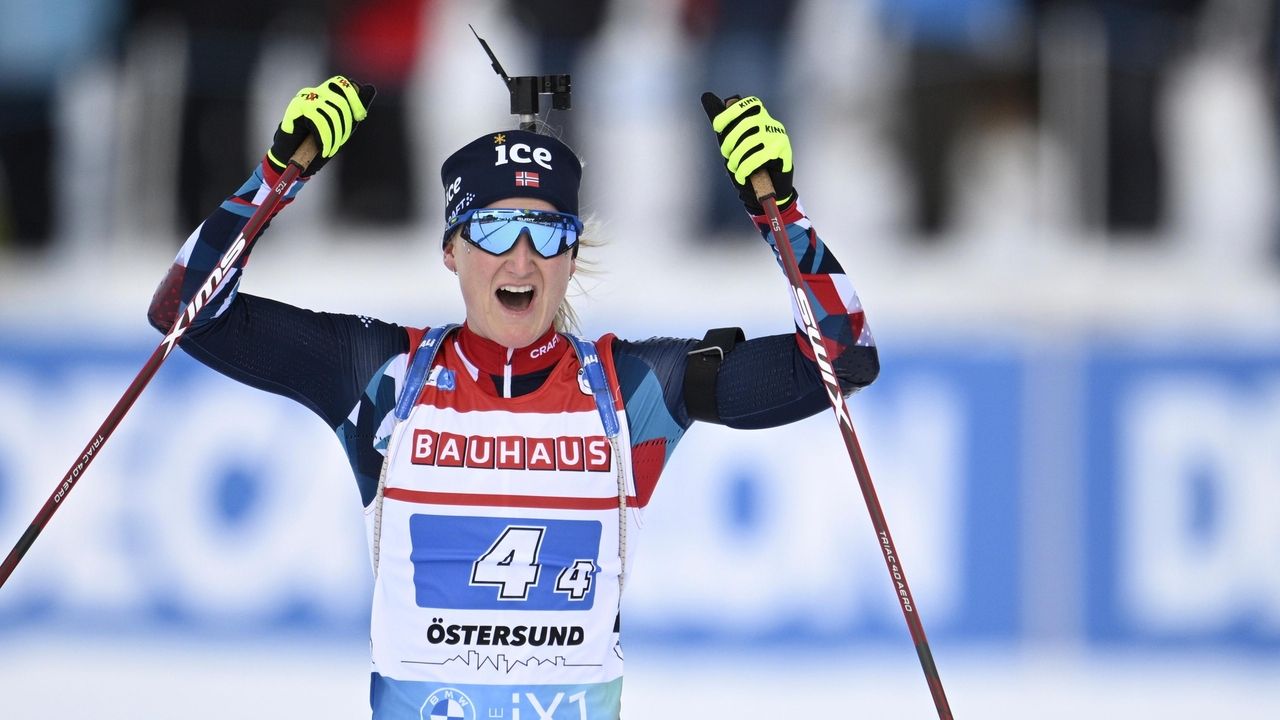 Biathlon great Marte Olsbu Roeiseland retires - Newsday