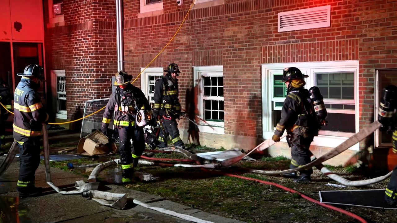 Westbury Middle School fire leaves behind smoke, water damage, official