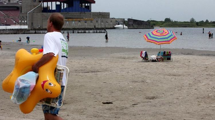 Zach's Bay, at Jones Beach State Park, received a low...