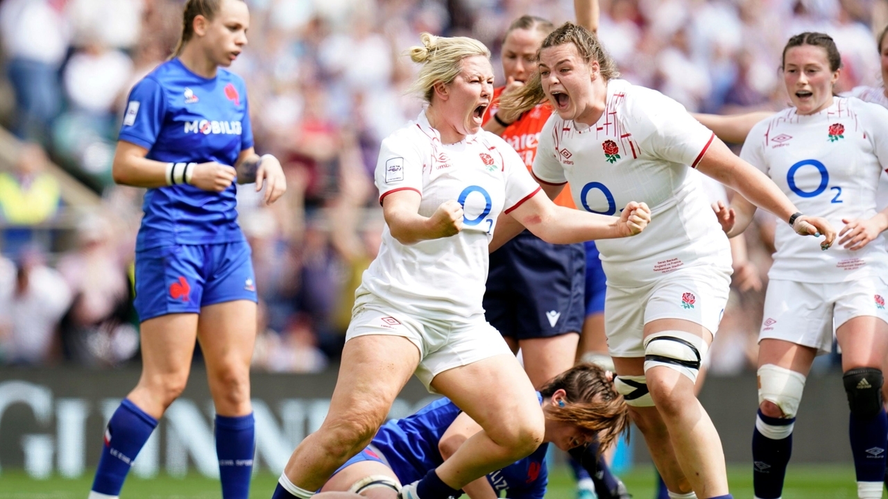 Record crowd for women's rugby sees England retain 6N title Newsday
