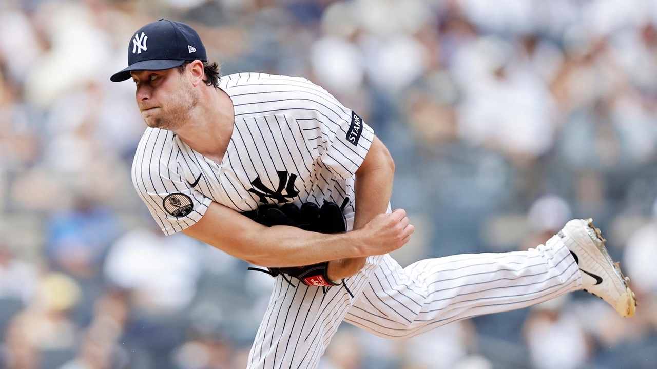 Yankees' Gerrit Cole outduels Atlanta's Chris Sale, George Lombard Jr. and Ben Rice homer