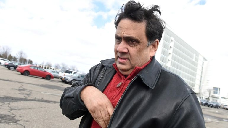 Harendra Singh is seen outside federal court in Central Islip...