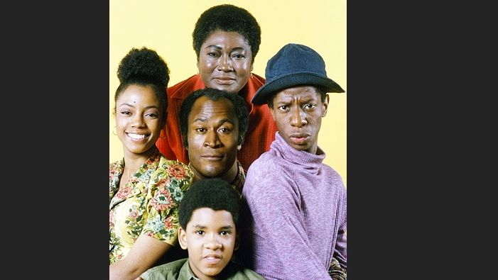 The cast of "Good Times," clockwise from top, Esther Rolle,...