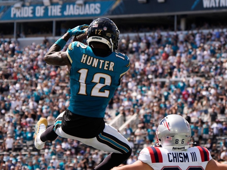 Jaguars end up retrieving football from Travis Hunter's 1st NFL ...